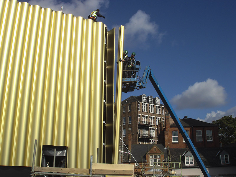 nottingham museum gold cladding