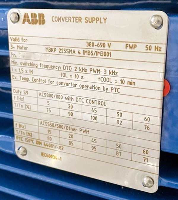 Electric Motor ABB M3KP 225SMA - Image 2