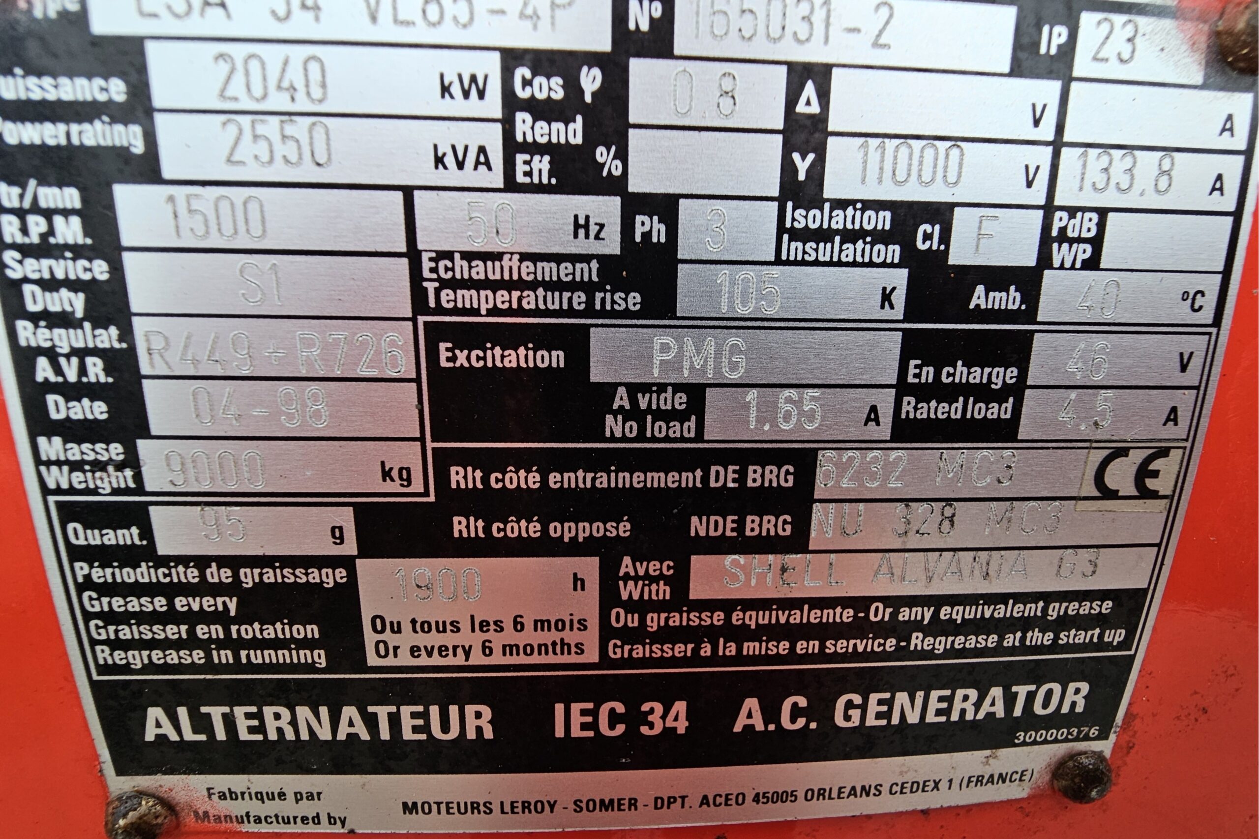 Used Broadcrown Paxman 2550kva Diesel Generator - Image 7