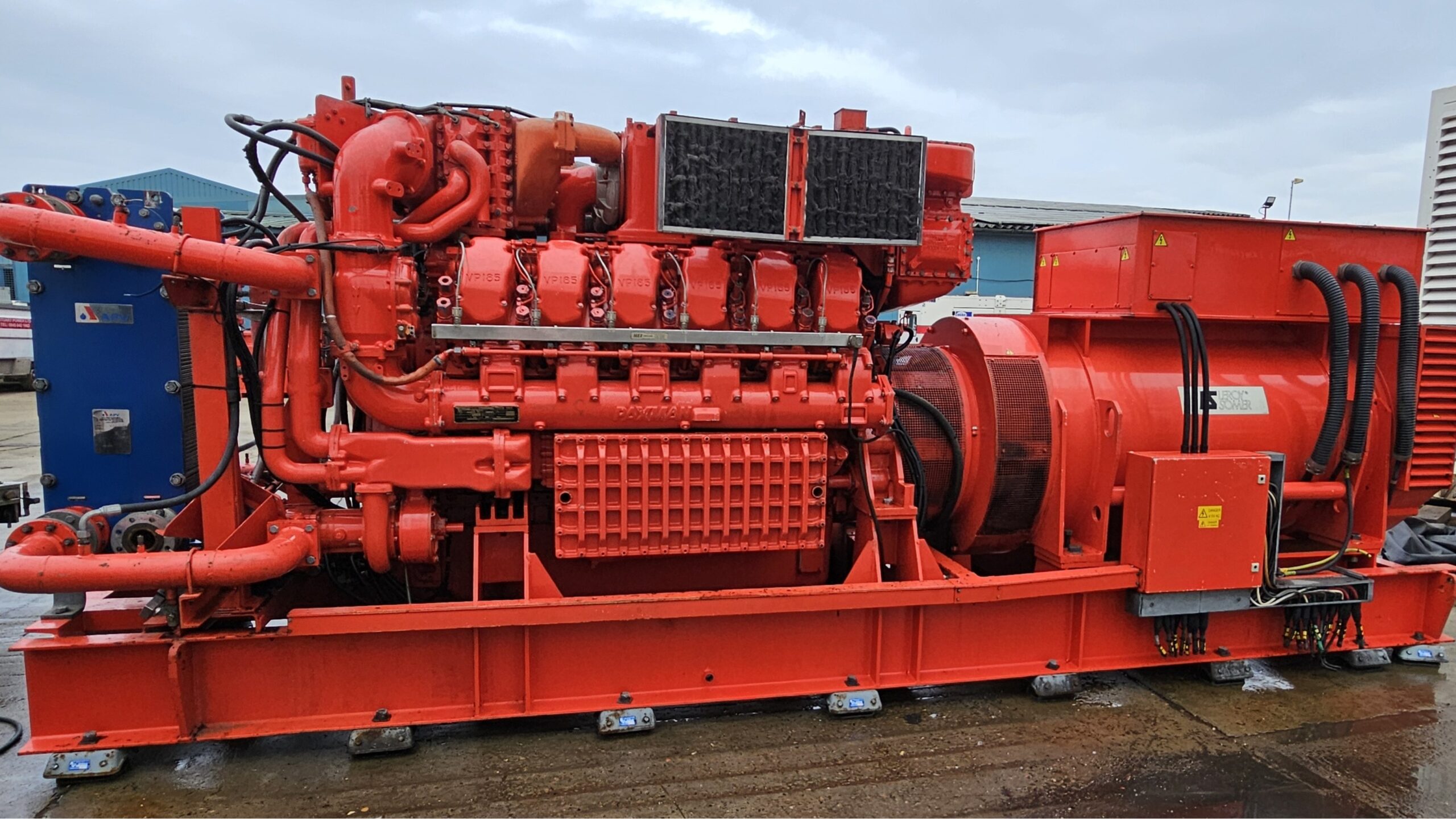 Used Broadcrown Paxman 2550kva Diesel Generator - Image 5