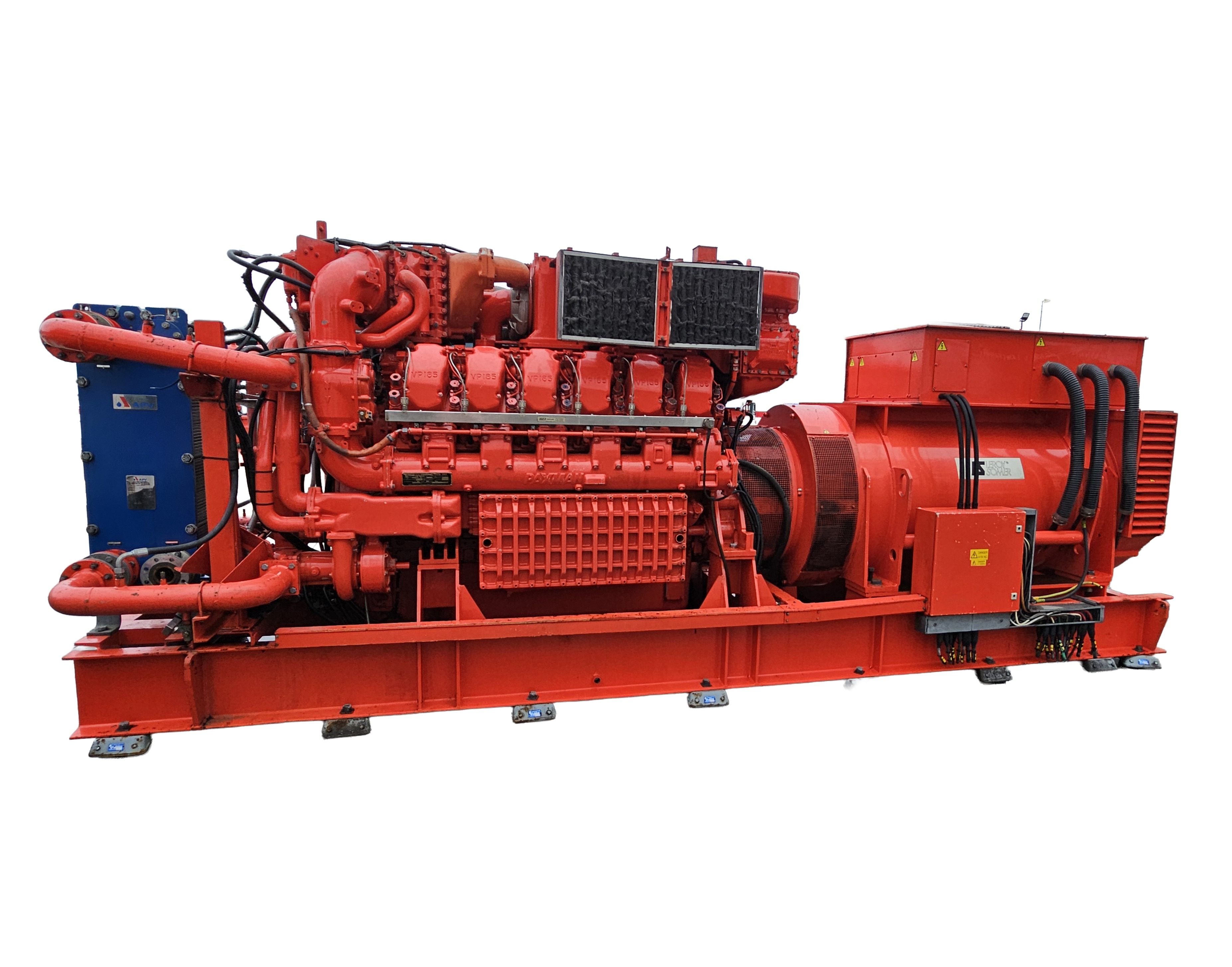 Used Broadcrown Paxman 2550kva Diesel Generator - Image 2