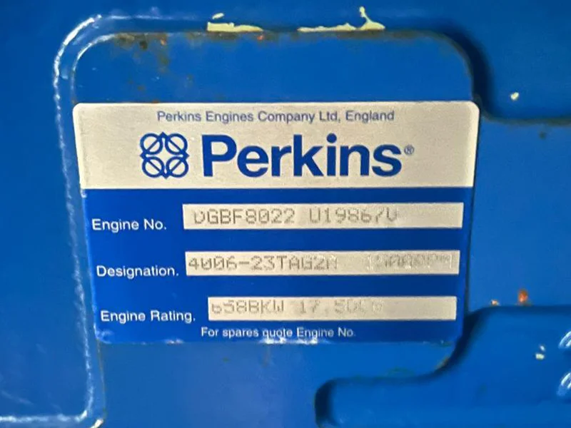Used FG Wilson Perkins 800kVA 640kW Diesel Generator - Image 7
