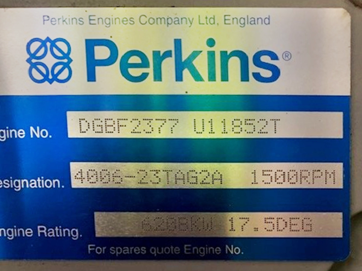 Used Perkins 880kVA 704kW Diesel Generator XP8509 - Image 29