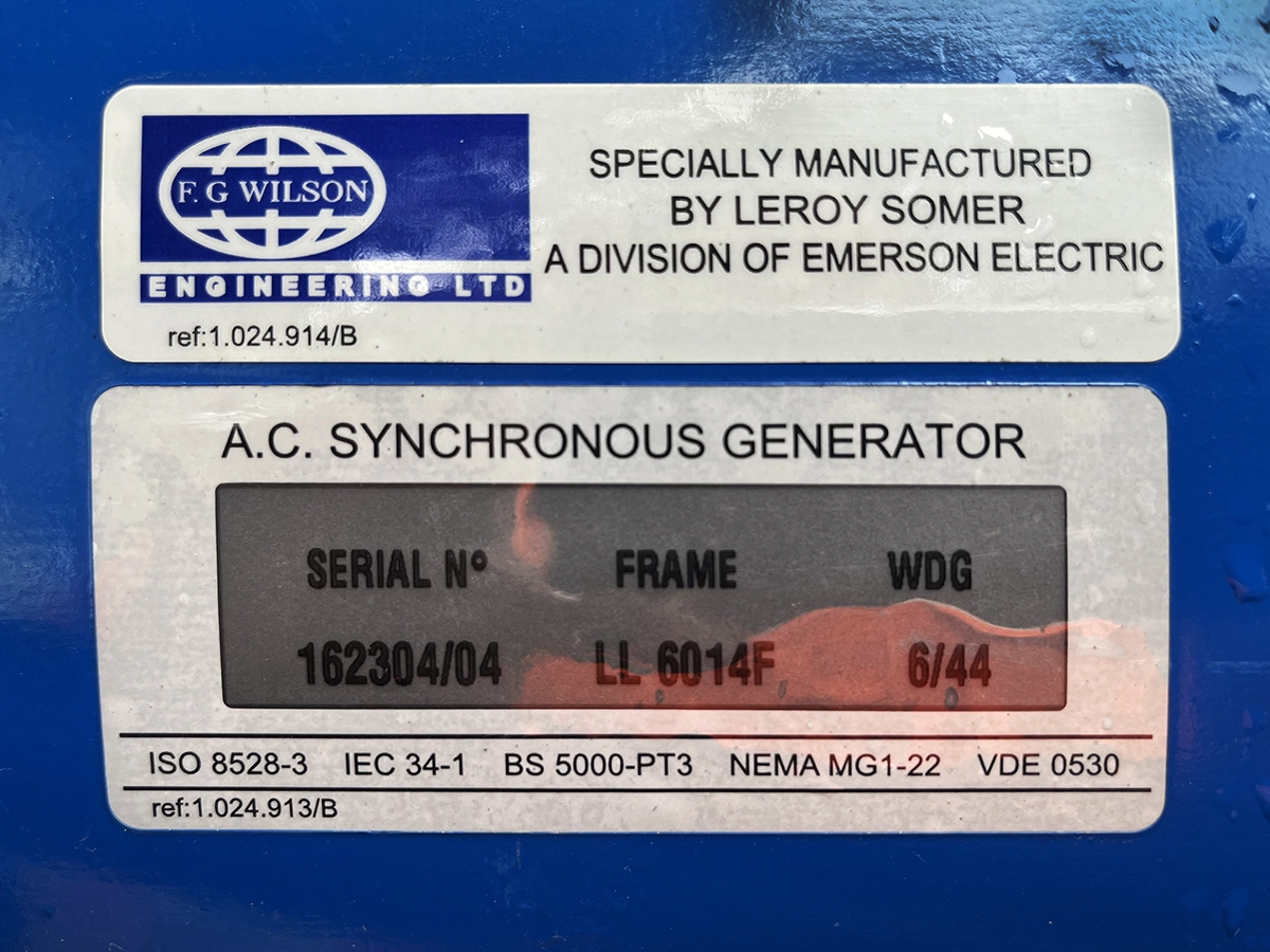 Used FG Wilson Perkins 500kVA 400kW Diesel Generator XP550119 - Image 12