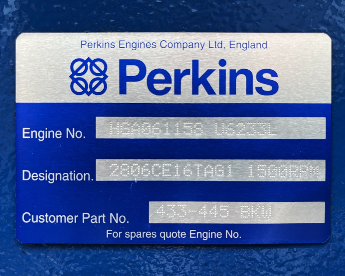 Used FG Wilson Perkins 500kVA 400kW Diesel Generator XP550119 - Image 10