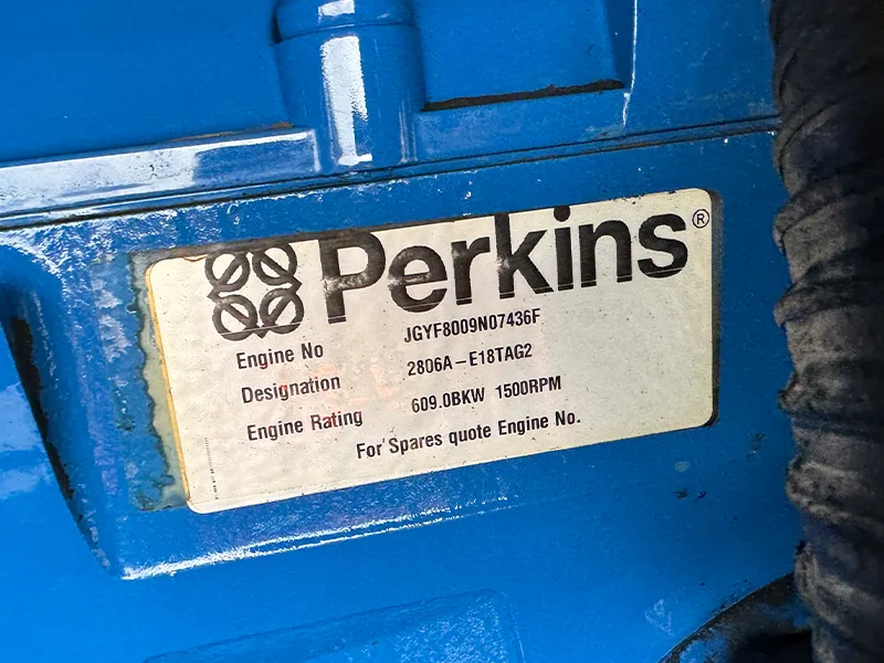 Used FG Wilson Perkins 715kVA 572kW Diesel Generator XP70018 - Image 12