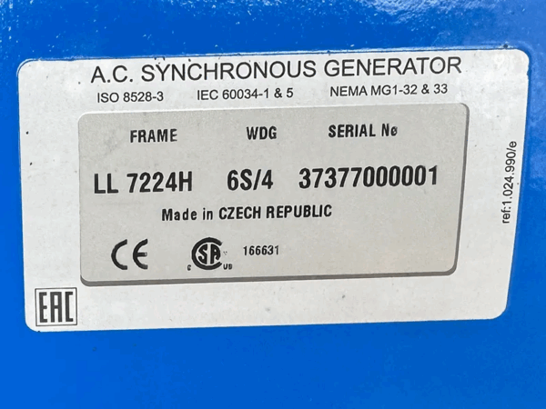Used FG Wilson Perkins 715kVA 572kW Diesel Generator XP70018 - Image 13