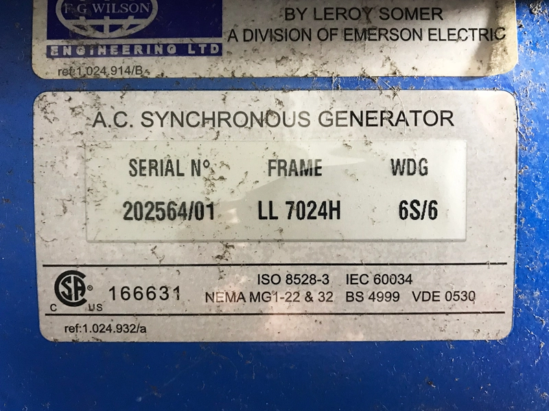 Used FG Wilson Perkins 700kVA 560kW Diesel Generator XP7006 - Image 9
