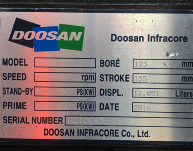 Used SDMO Doosan 330kVA 264kW Diesel Generator XP30040 - Image 6